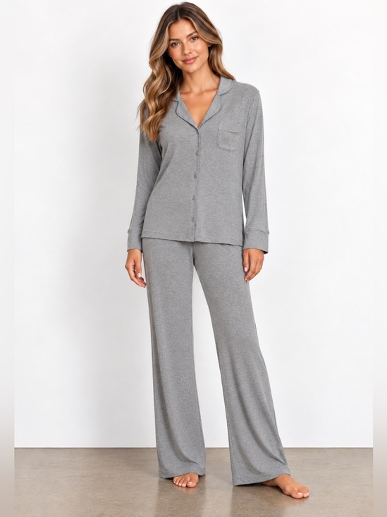 SKIMS Other - SKIMS Soft Lounge Sleep Set | Heather Gray